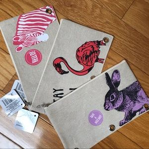 Cute Makeup or pencil Bag. Set of 3
